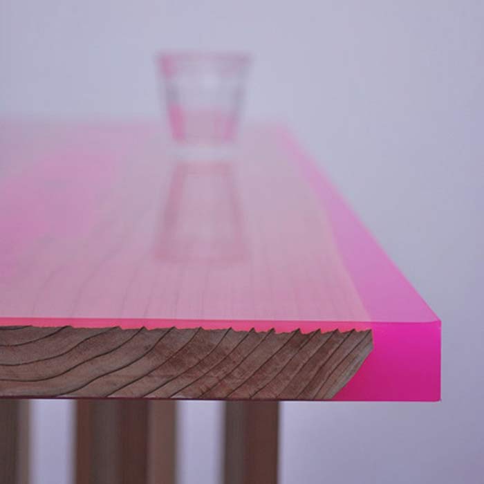 Мебель из флуоресцентной смолы Shrine Flat-table