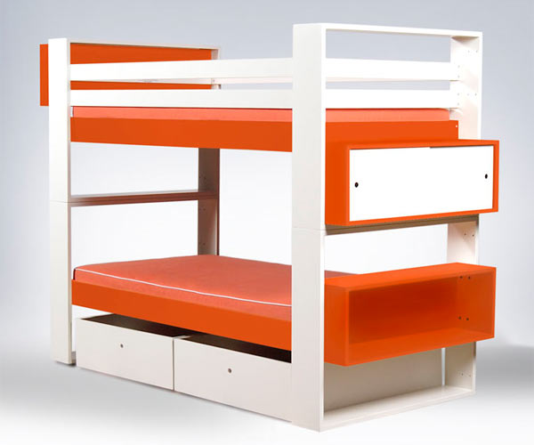 Двухярусная кровать ducduc — austin Painted Bunk Bed