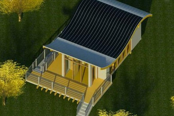 Новый проект эко-коттеджей Curvy Eco Home