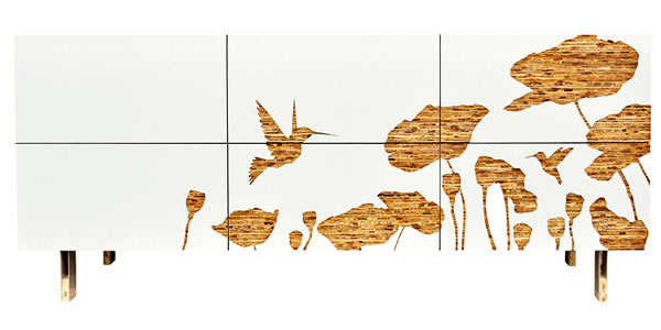 Комод Iannone Design — Hummingbird Graphic Dresser