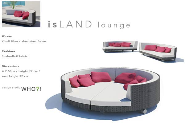 Диван IsLAND Lounge.