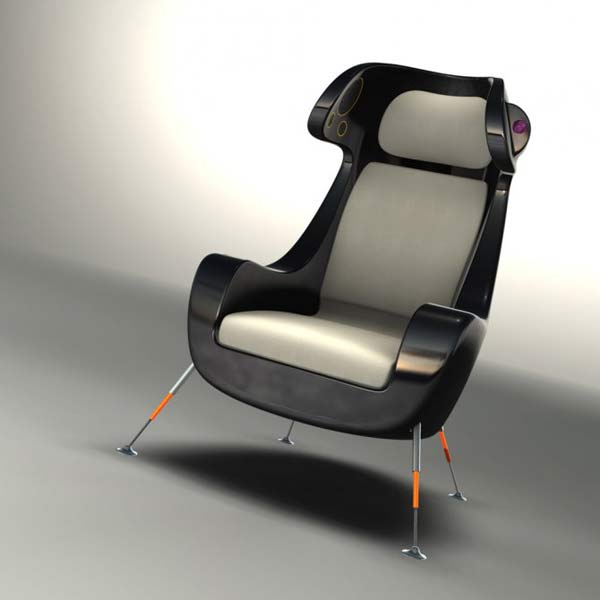 Мультимедийное концептуальное кресло от Martin Emila.