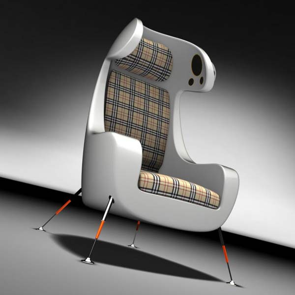 Мультимедийное концептуальное кресло от Martin Emila.