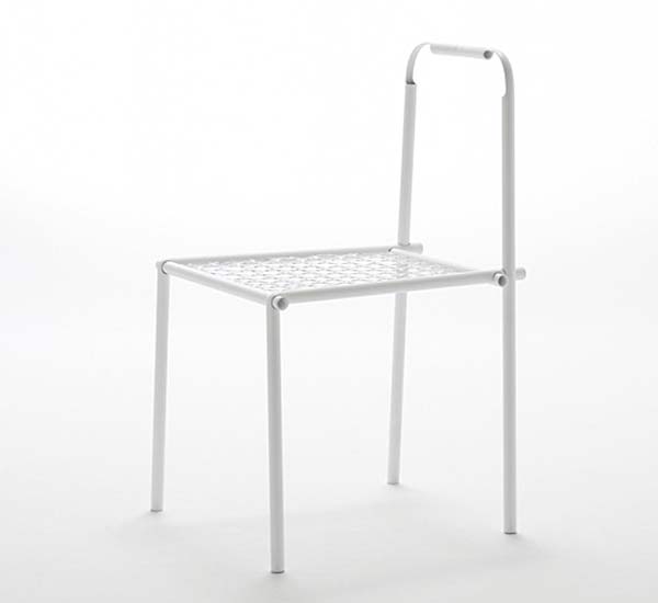Металлический Bamboo-steel стул.